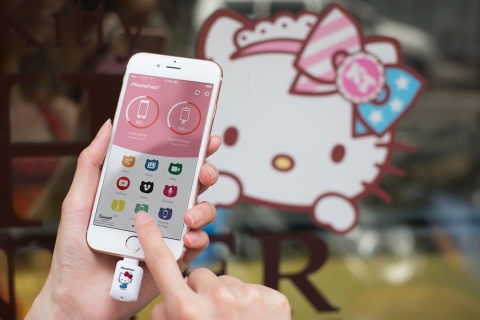 PhotoFast x Hello Kitty 蘋果 micro SD 讀卡機
