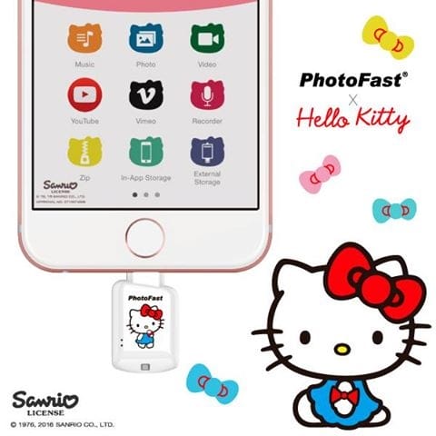 PhotoFast x Hello Kitty 蘋果 micro SD 讀卡機