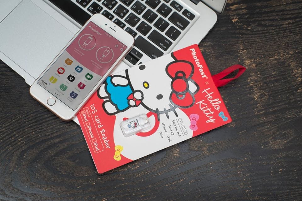 PhotoFast x Hello Kitty 蘋果 micro SD 讀卡機