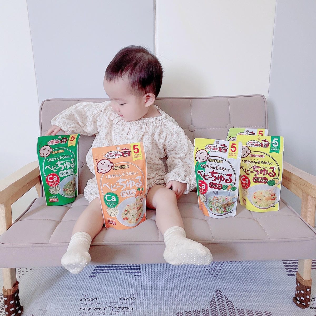 寶寶副食品║日本明和║無鹽加鈣寶寶細麵║寶寶麵 ║寶寶粥║副食品║育兒生活║育兒用品║我不要變成黃臉婆
