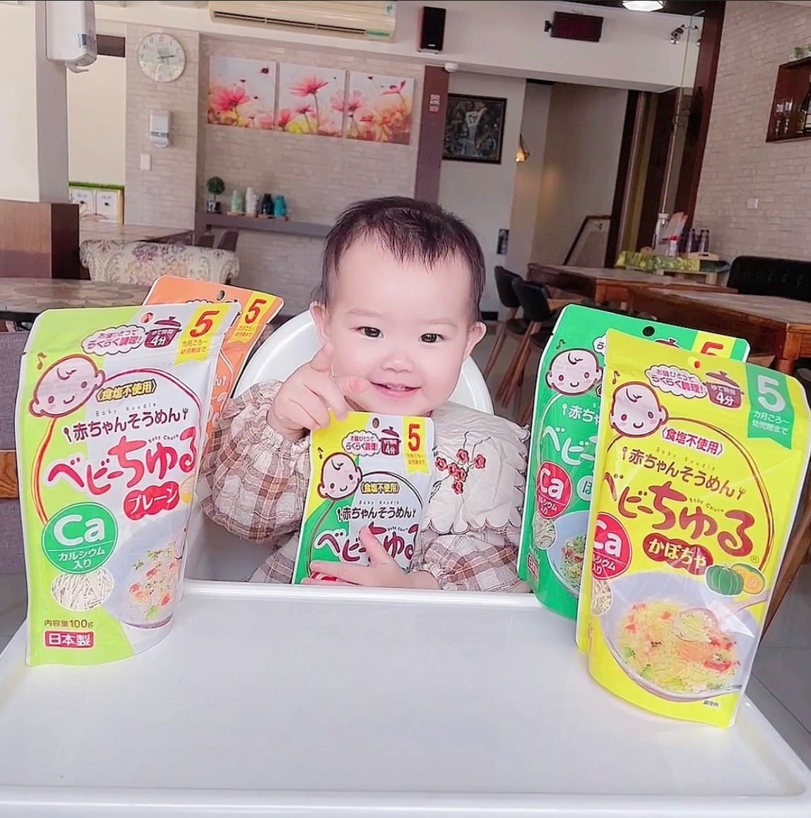 寶寶副食品║日本明和║無鹽加鈣寶寶細麵║寶寶麵 ║寶寶粥║副食品║育兒生活║育兒用品║我不要變成黃臉婆