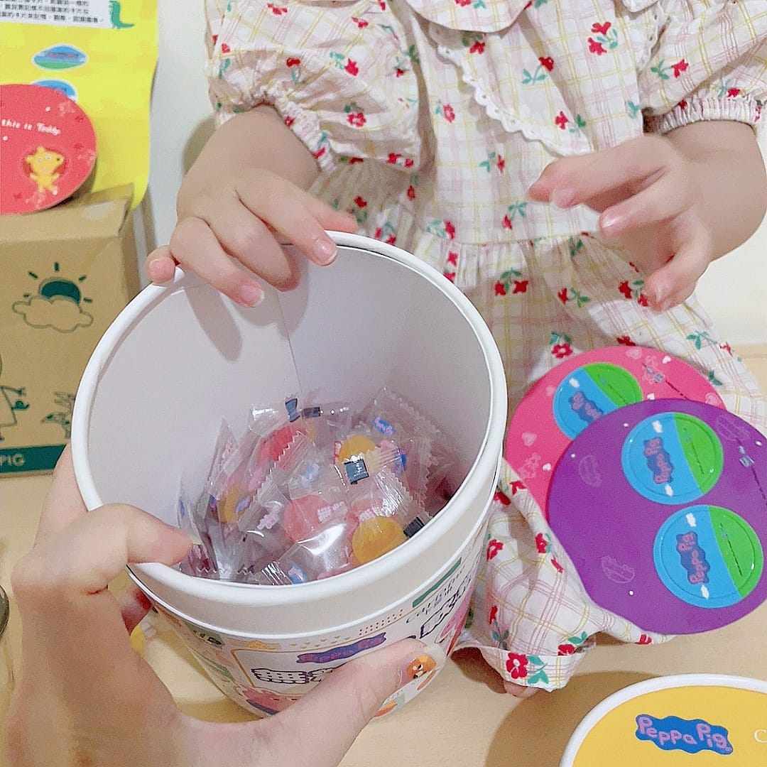 卡蘿琳║佩佩豬無糖Q軟糖禮盒║佩佩豬桌遊║Peppa Pig║木糖醇║記憶遊戲║育兒用品║育兒好物║我不要變成黃臉婆