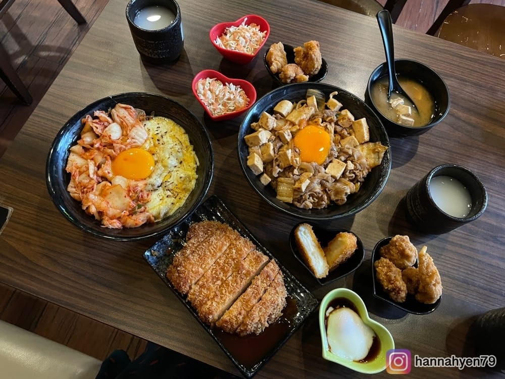 中山站人氣丼飯｜新丼｜免費炸雞｜炸豬排｜買1送1｜中山美食｜中山站餐廳｜中山站美食